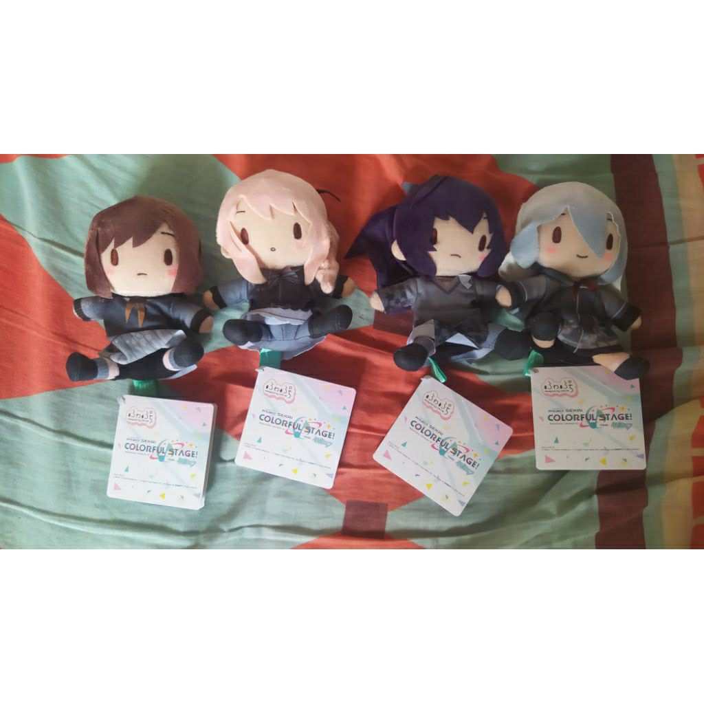 Project Sekai Merch Nightcoord at 25:00 Fuwa Nui Duduk Plushie Ena Mizuki Mafuyu Kanade BNW Brand Ne