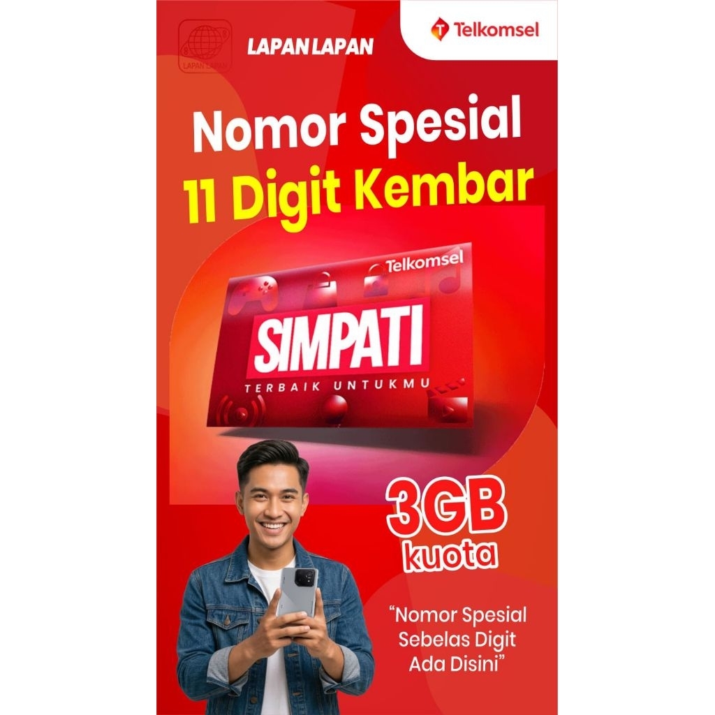 NOMOR CANTIK SIMPATI KUOTA 3GB