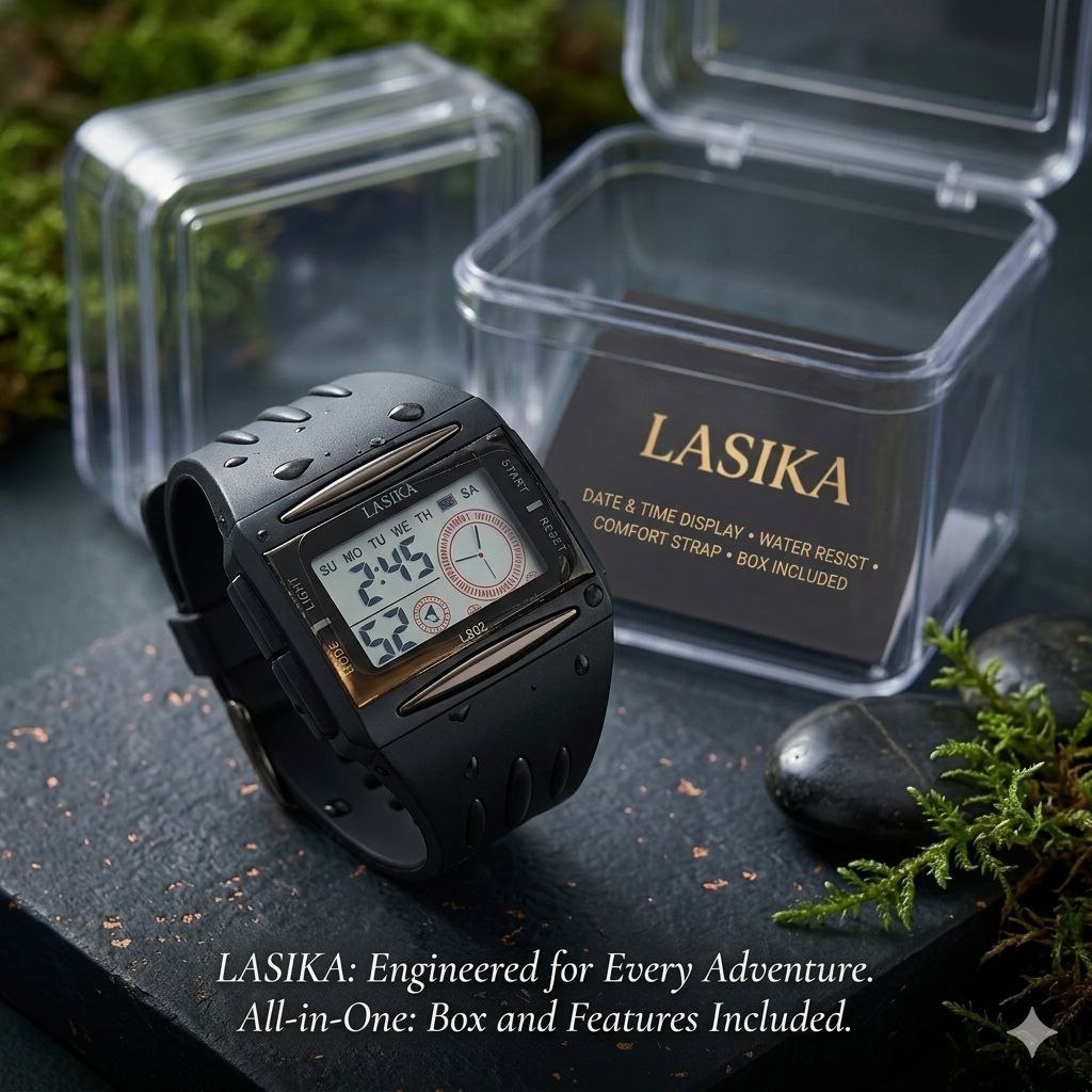 JAM TANGAN PRIA  LASIKA ANTI AIR TERBARU LASIKA KEREN MEWAH MURAH SPORT FASHION