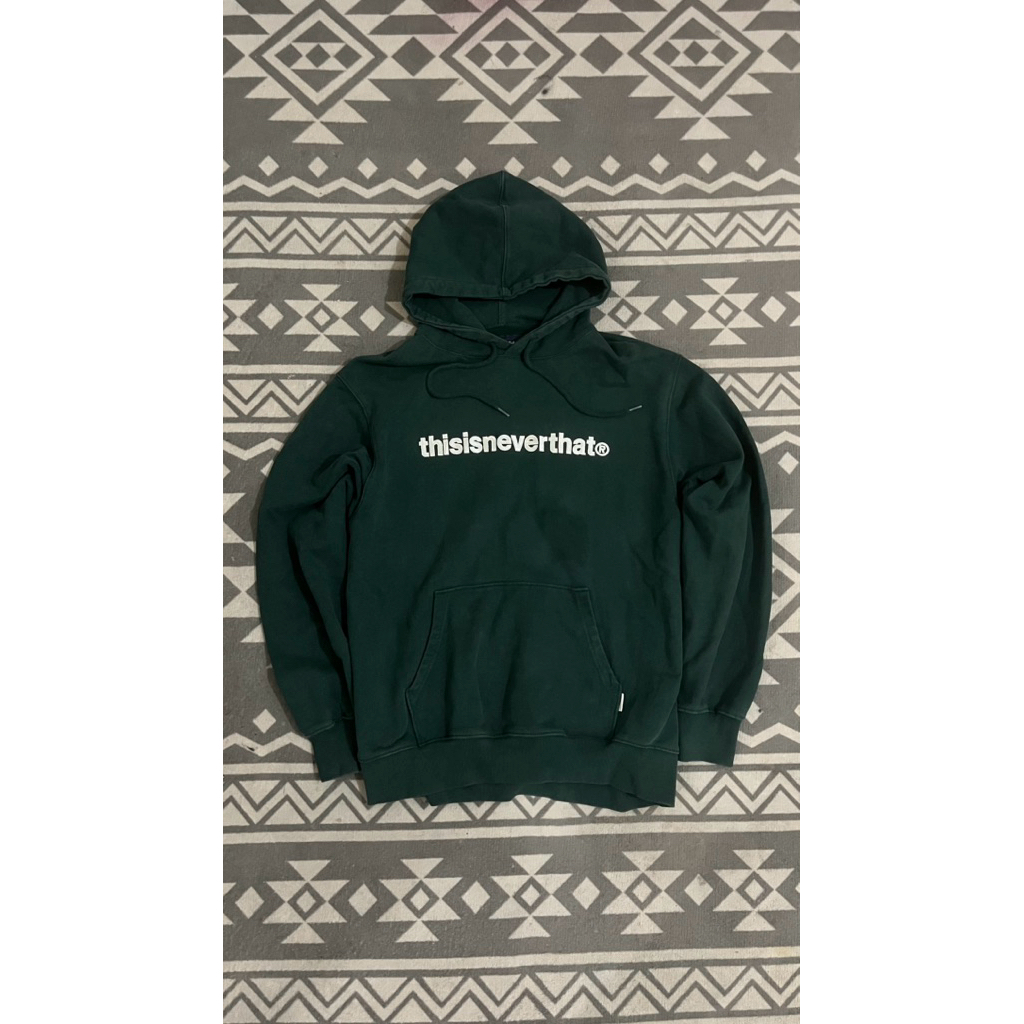 hoodie thisisneverthat hijau original