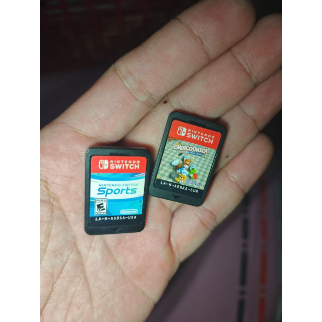 nintendo switch sport catridge dan overcook