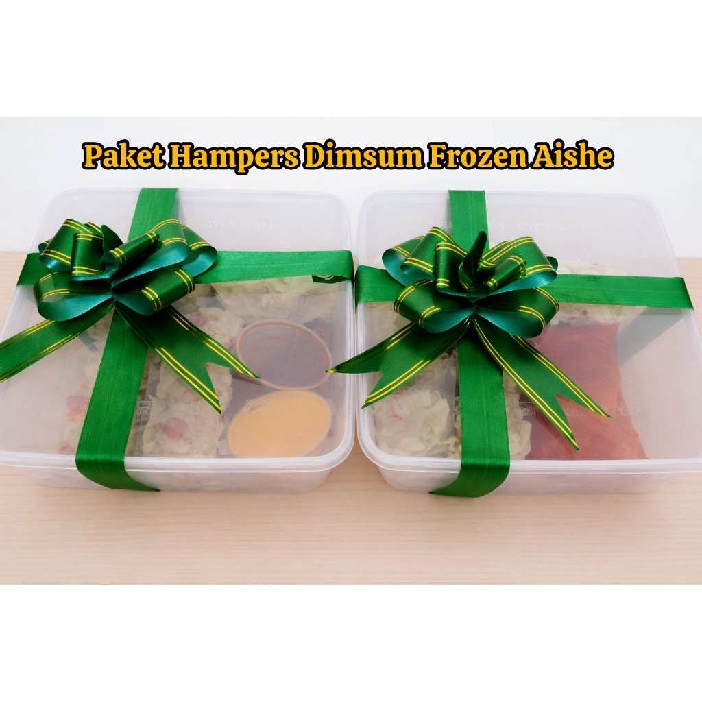 Hampers Dimsum Frozen Premium Aishe Isi 20 / 50 pcs | Dimsum Ayam Frozen Enak + Chili Oil