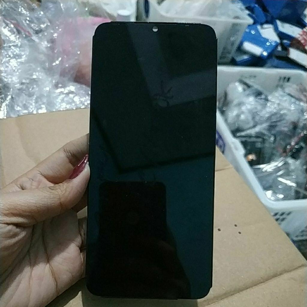 LCD TOUCHSCREEN NORMAL BEKAS INFINIX SMART 6 FRAME GOMPEL