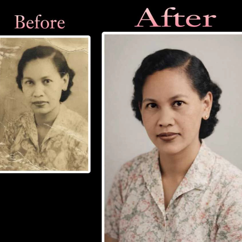 restorasi foto edit merubah foto hitam putih menjadi berwarna. manipulasi foto..edit foto jadul..edi