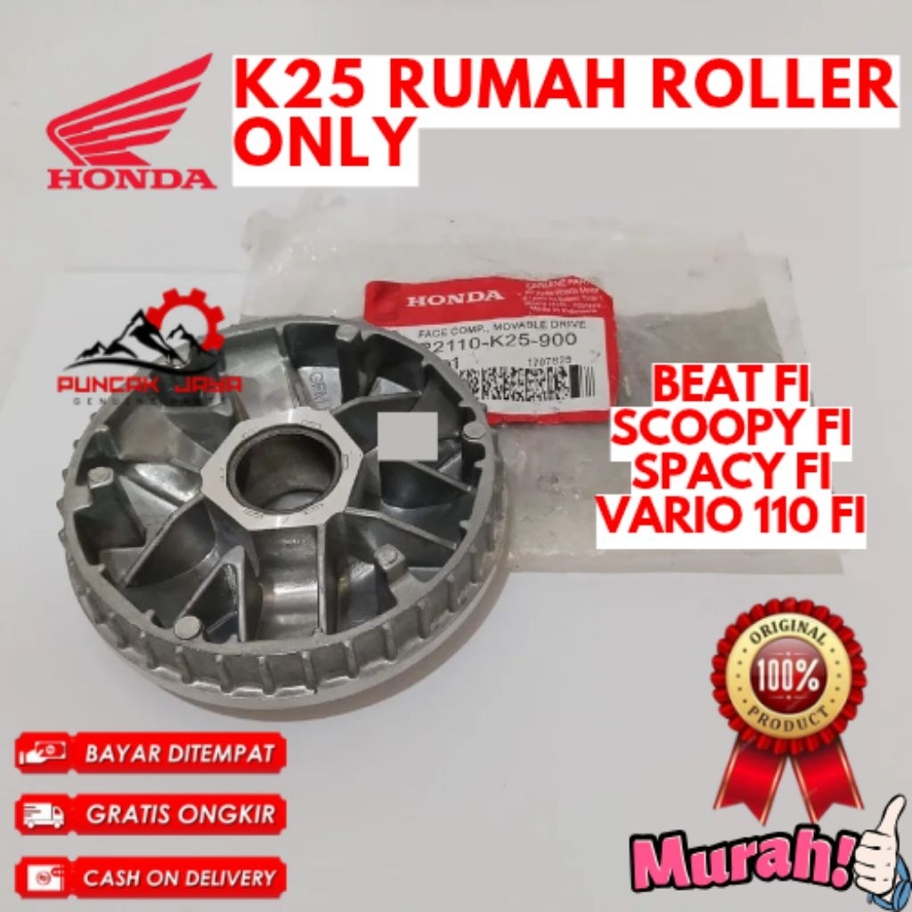 RUMAH ROLLER ONLY ORIGINAL HONDA KODE K25, RUMAH ROLLER ONLY BEAT Fi, RUMAH ROLLER ONLY SCOOPY FI, R