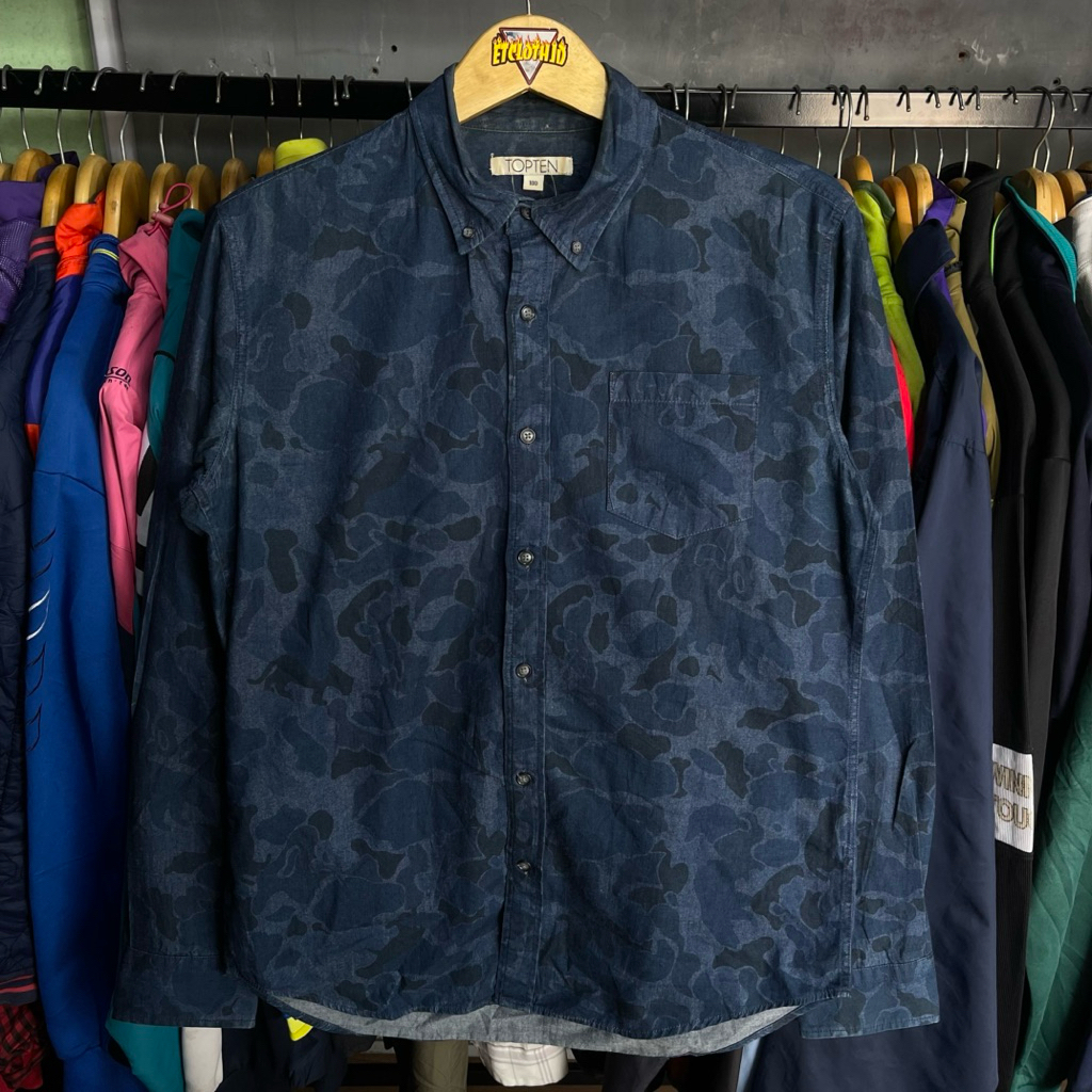 Kemeja Camo Topten