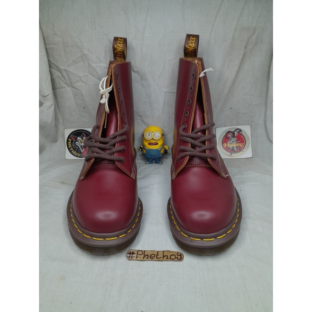 sepatu boots dr martens 1460 vintage oxblood docmart red mods