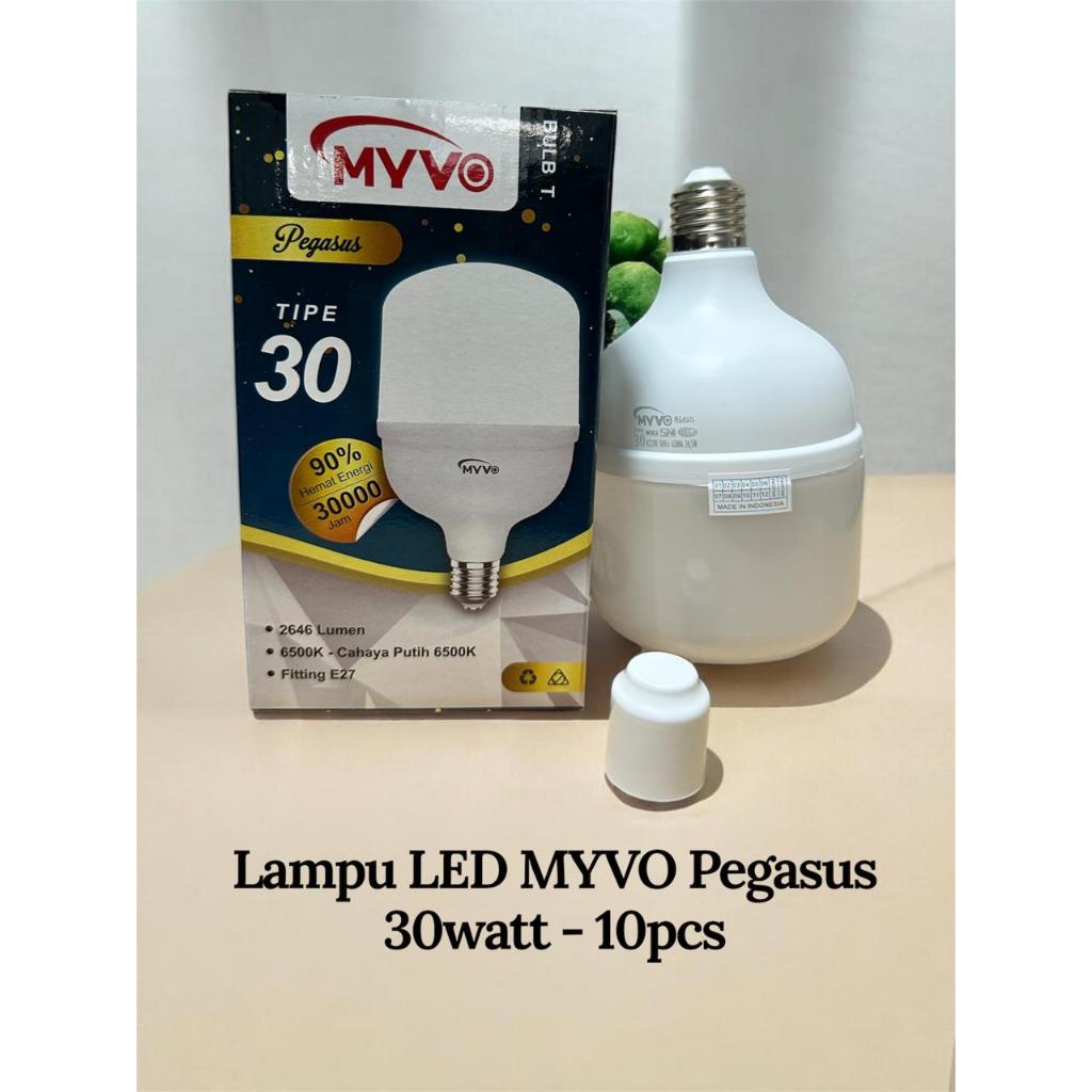 Myvo Pegasus 30Watt Paket 10Pcs - Lampu Led Myvo Tipe 30 - Lampu Led Bohlam Myvo
