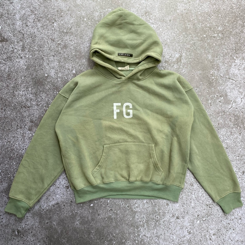 Fear Of God Reflective Logo Hoodie