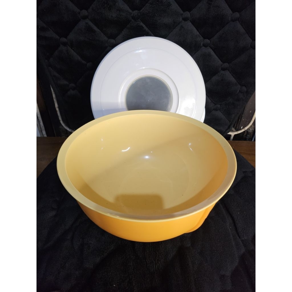 orange mixing bowl 3 liter tupperware