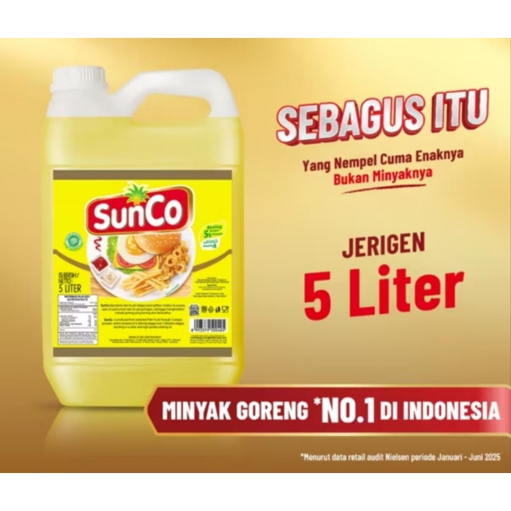 SUNCO MINYAK GORENG JERIGEN 5 LITER