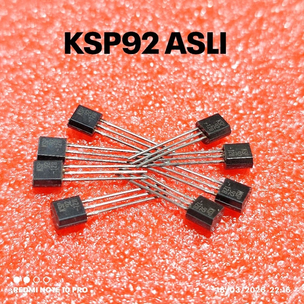 (PER 5 BUAH) TRASISTOR KSP92 MPSA92 KSP 92 MPSA 92 A92 TO-92