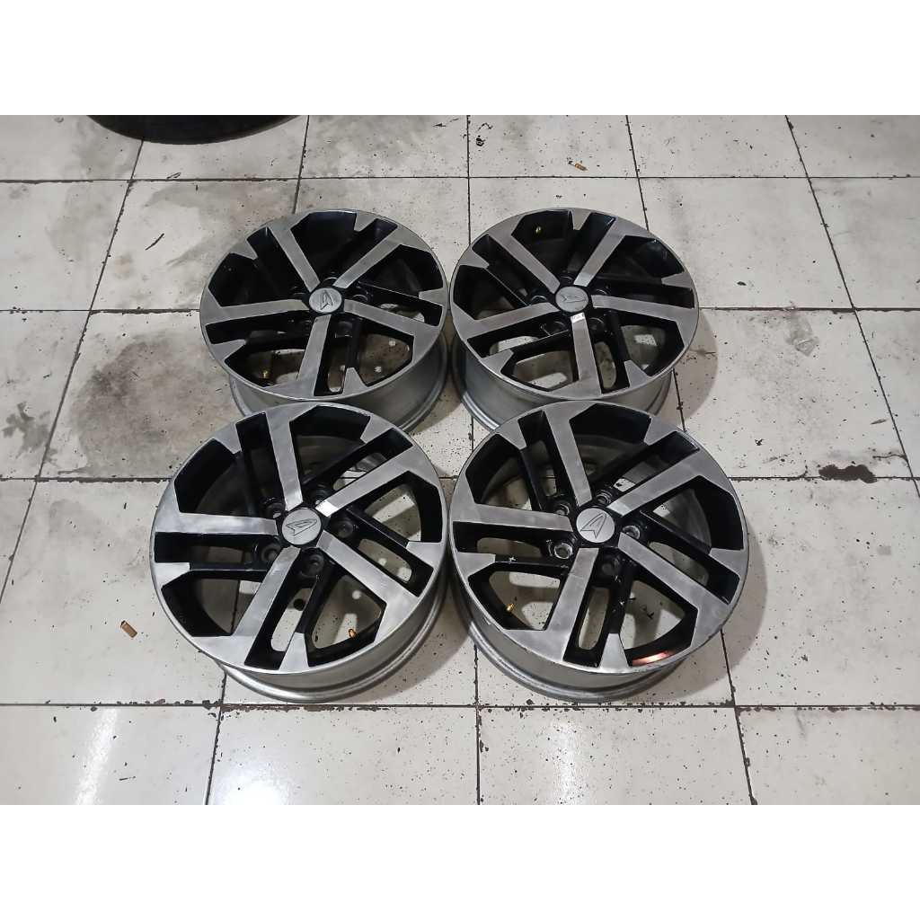 VELG MOBIL ORI STD TERIOS RING 16 LEBAR 6 PCD LUBANG BAUT 5X114 PELEK RUSH