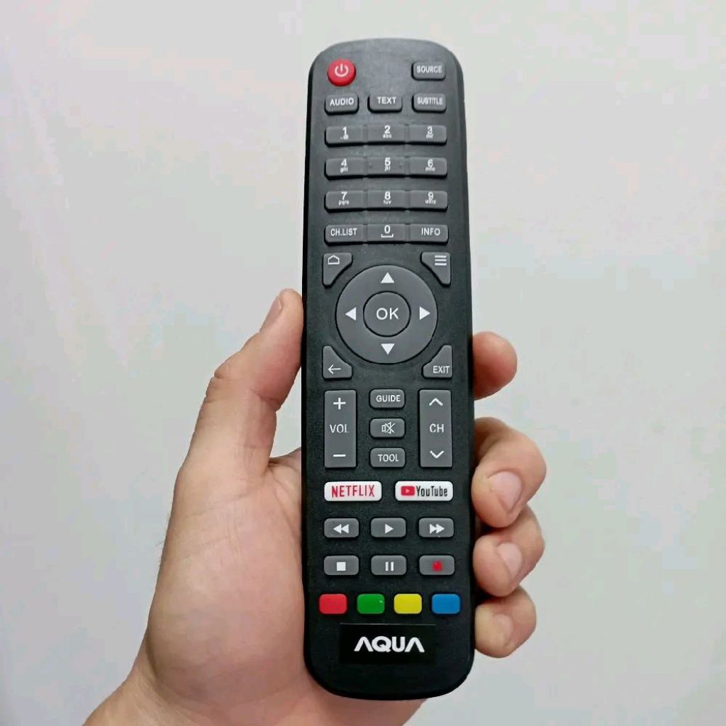 Remot Remote TV Pengganti Tanpa Setting AQUA LE40AQT6600 LE32AQT6600G LE43AQT6700FG LE32AQT6600 AQT3