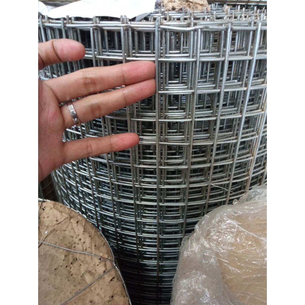 wiremesh galvanis tebal 2mm lub.25x25mm | tinggi 120cm