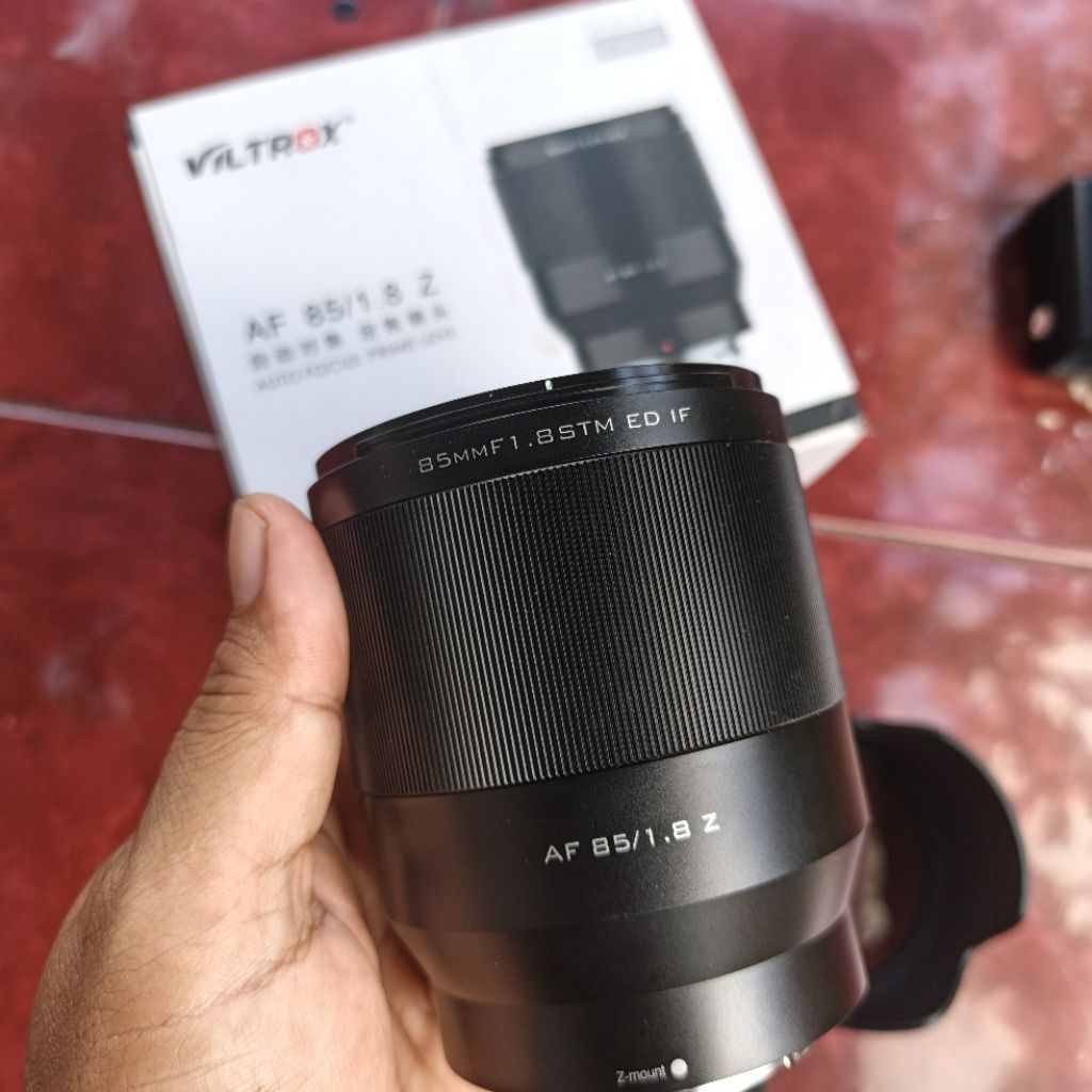 lensa nikon z 85mm f1.8 merek viltrox 85mm f1. 8 for nikon ff dan apsc