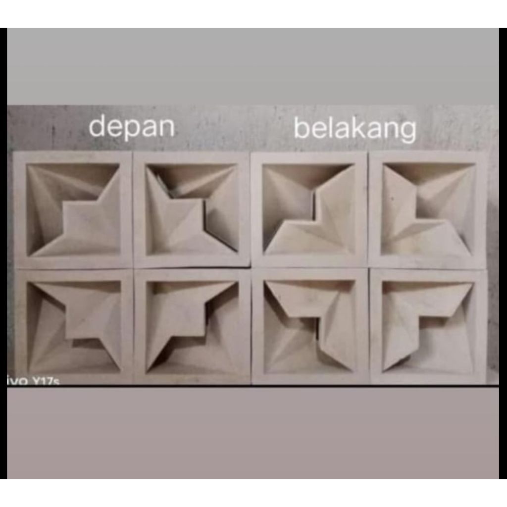 Anti Tampias Roster Beton Roster Minimalis Lubang Angin Pagar Rumah