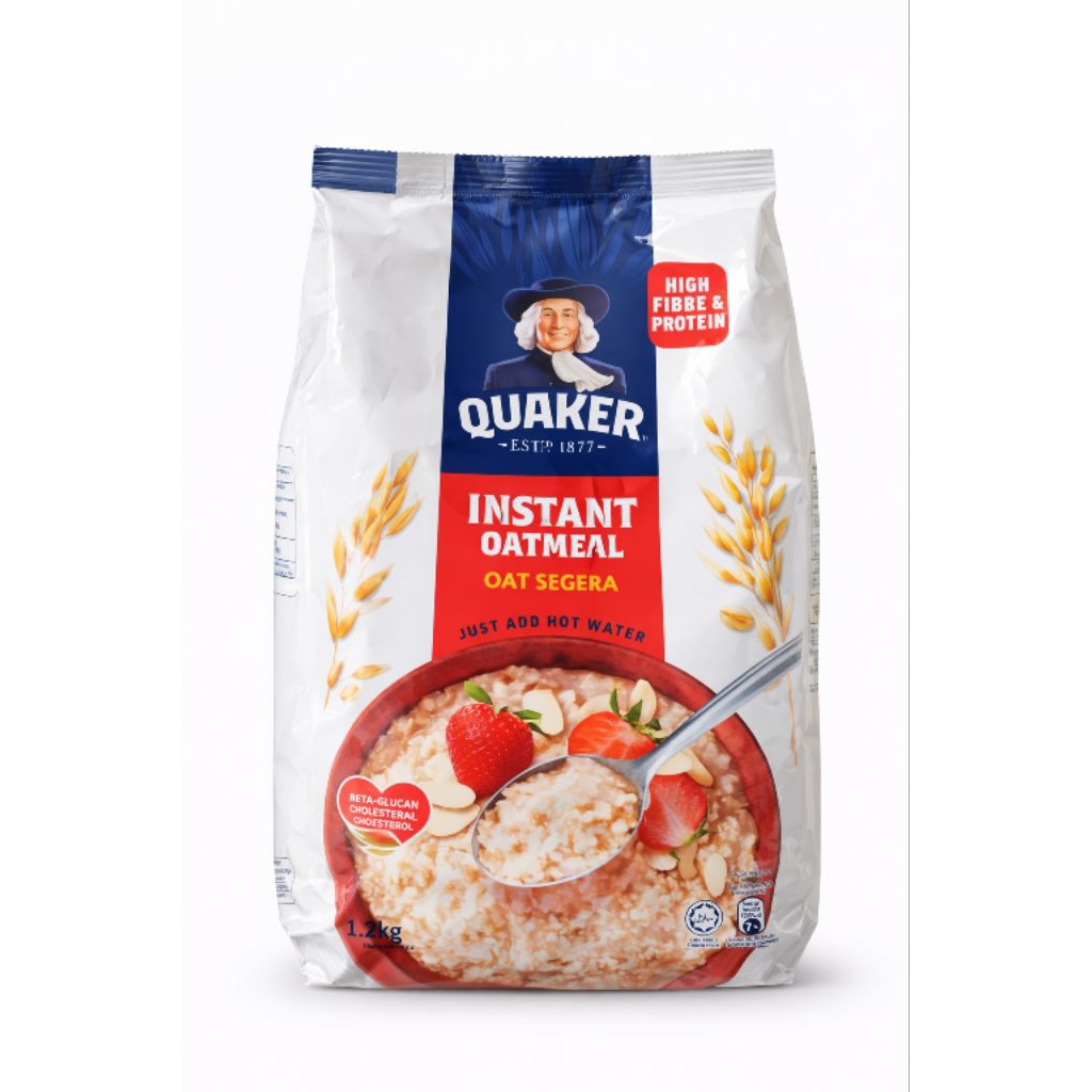 Quaker oatmeal 1,2kg malaysia