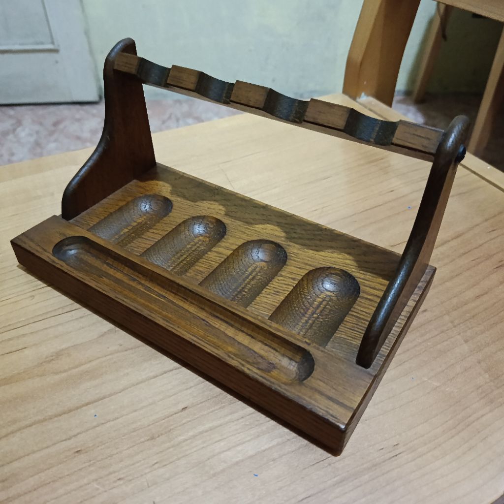 Dudukan Cangklong Kayu Import