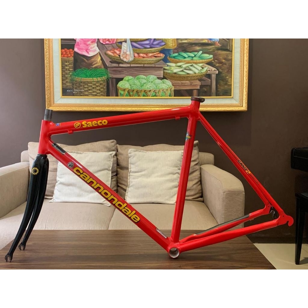 frameset cannondale caad 2 team saeco