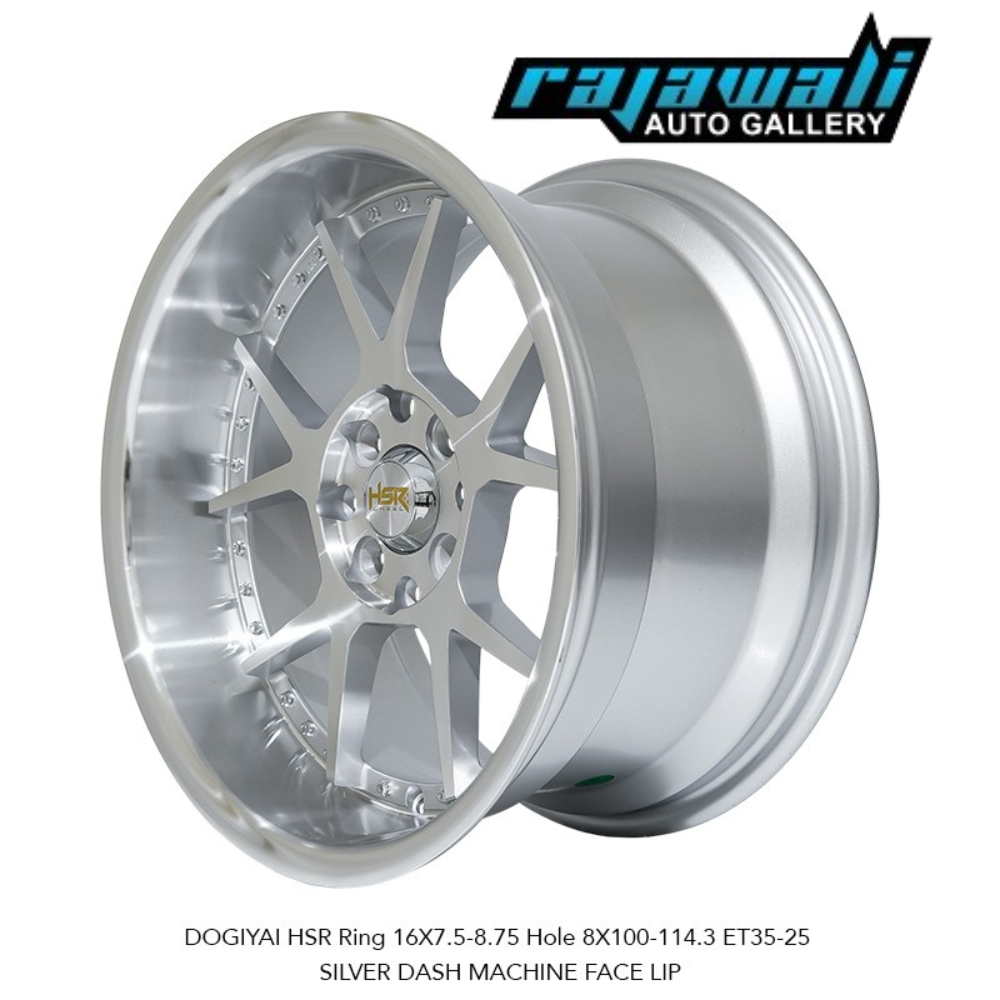 Velg Celong R16 HSR DOGIYAI Lebar 7,5-8,75 Lubang 4x100 & 4x114,3 Buat Mobil Livina Mobilio Kijang