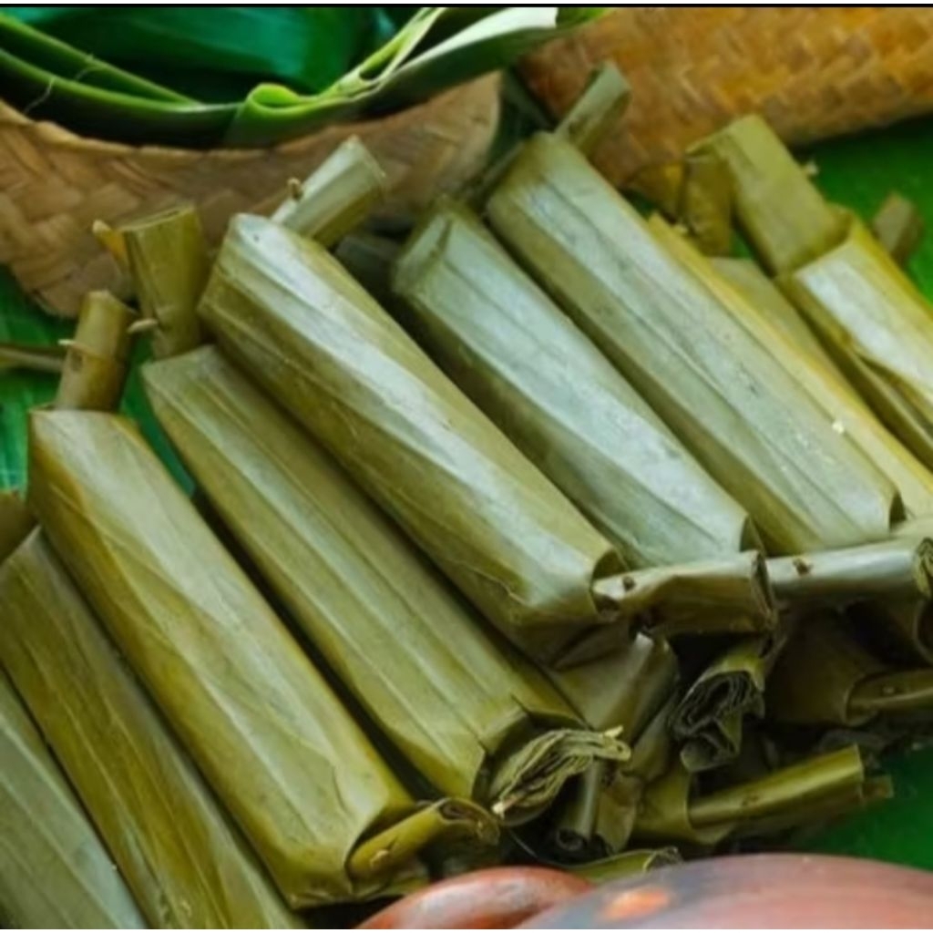 lontong matang rebus lontong daun 10pcs