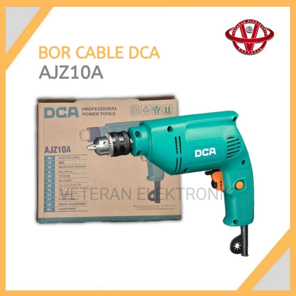 Bor Listrik Drill DCA AJZ10A 10mm