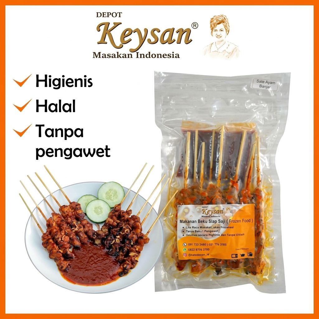 Sate Ayam Frozen 15 tusuk