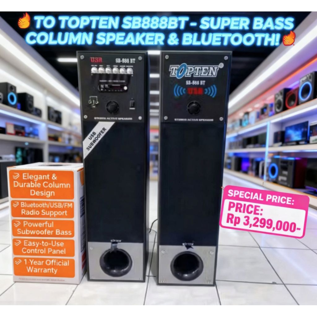 speaker bluetooth Top ten SB-888BT