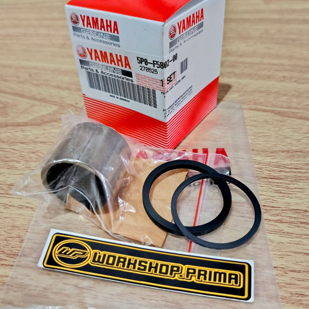 Piston Caliper Assy 5P0 Set Seal Sil Caliper Kaliper Pala Babi Mio J GT Xride 115 Fino Fi 115 Soul G