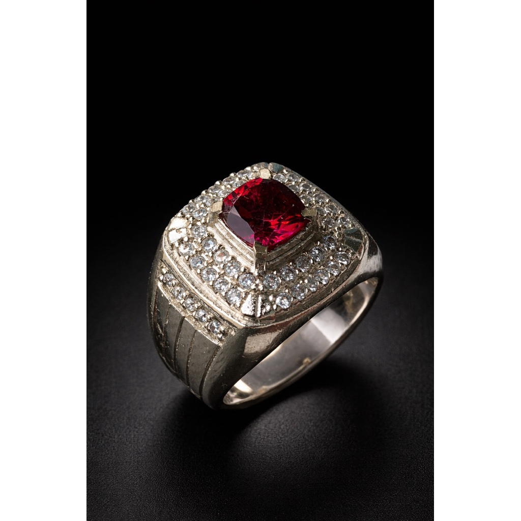 Red Topaz Natural Baru Permata with Memo