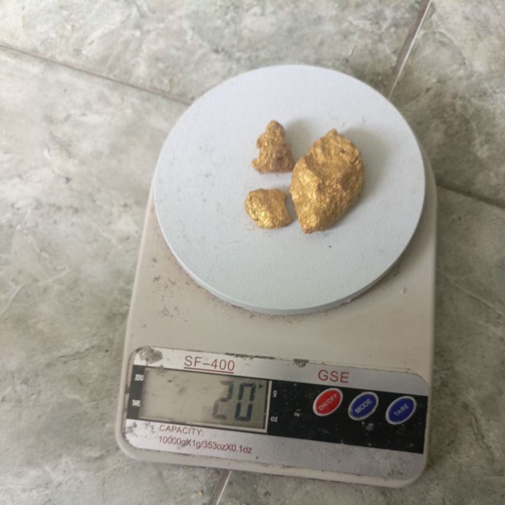 bongkahan emas 20gram