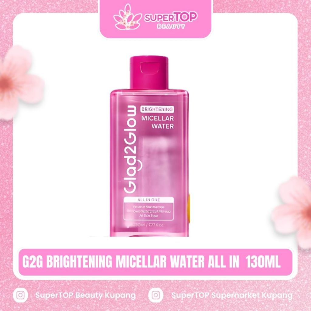 G2G BRIGHTENING MICELLAR WATER ALL IN ONE 130ML
