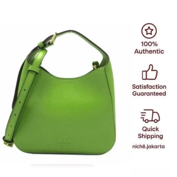TORY BURCH THEA Small Bucket Bag WheatGrass