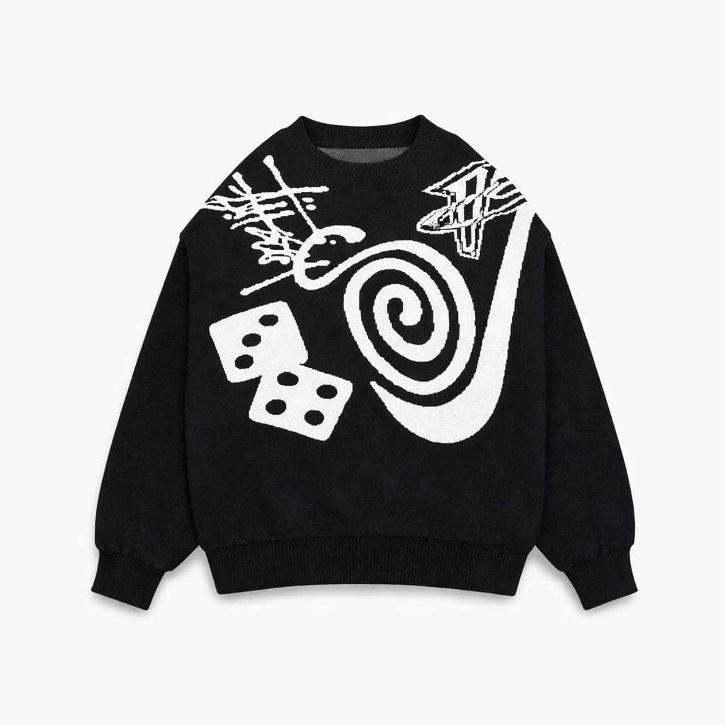 Cardigan Knitwear ball 8 -Sweater Rajut Premium Unisex Oversized Akrilik