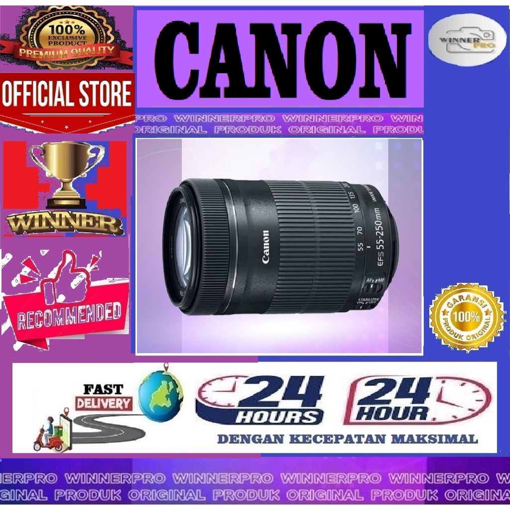 Lensa Canon 55-250mm STM