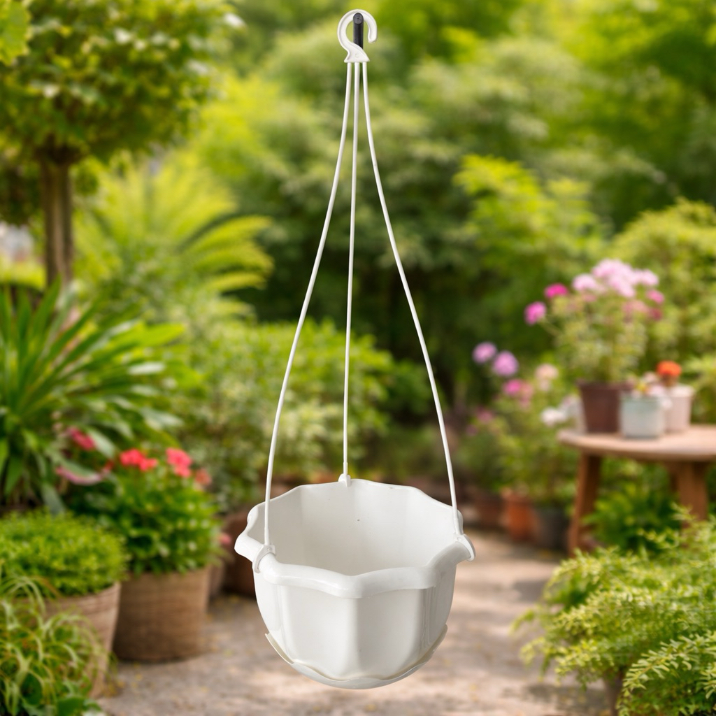 Pot Bunga Gantung Plastik / Pot Gantung Tanaman Hias / Pot Anggrek