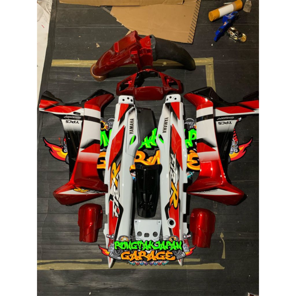 Full Set Bodi Halus Fizr F1zr Fiz r Ardath Merah Maron Hitam Putih 2001 2002 Cover Body Fiz r F1zr F