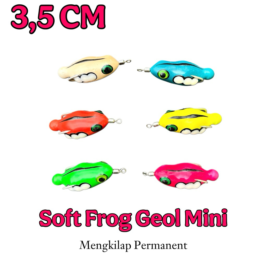 PREMIUM Soft Frog Geol Mini 3,5cm Hook Kenzi / Pohu