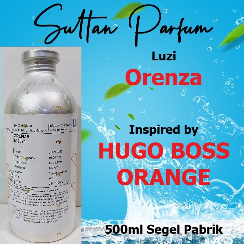 ORENZA by LUZI Bibit Parfum HUGO BOSS ORANGE 500ml Segel Pabrik