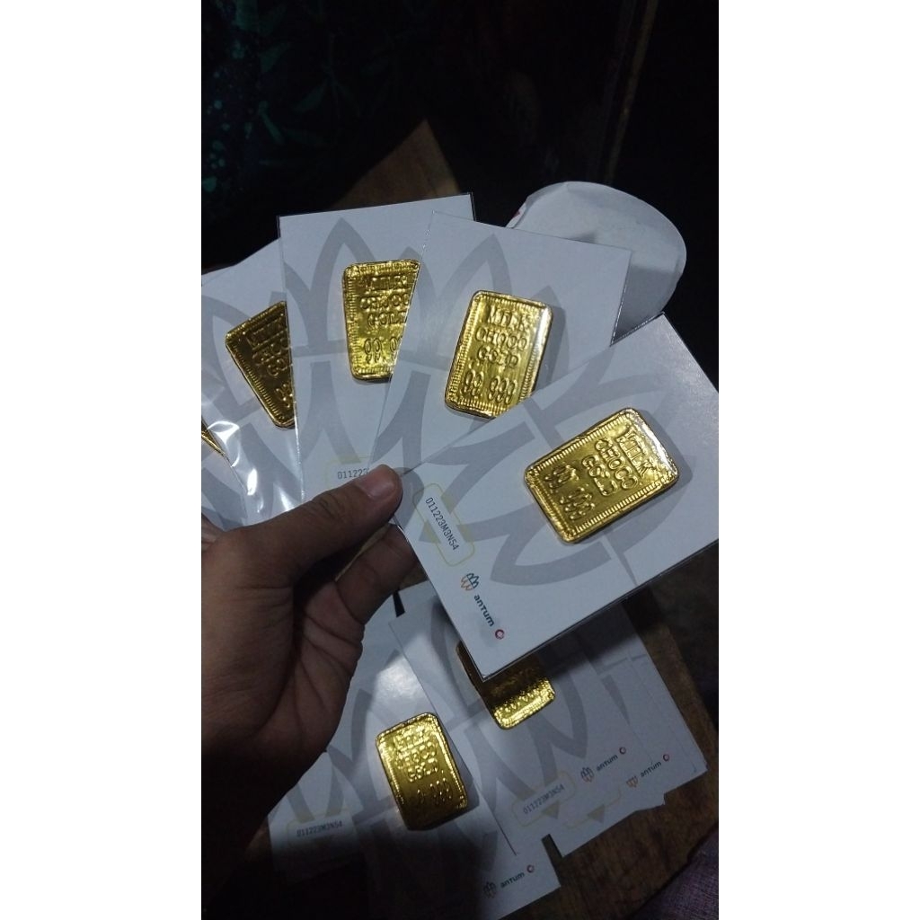 AMPLOP LEBARAN/THR COKLAT EMAS ANTUM