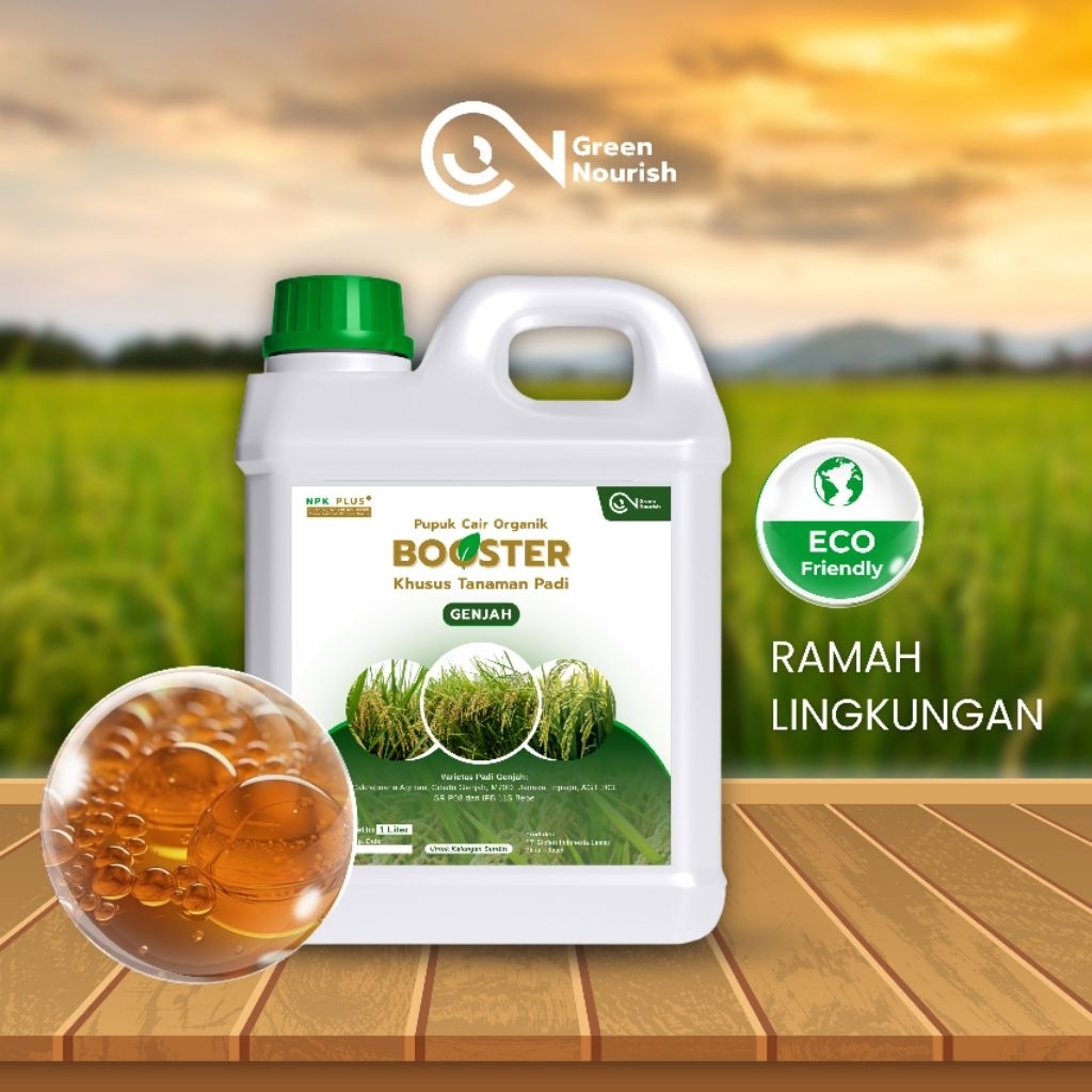  Pupuk cair organik khusus untuk padi varietas genjah1liter