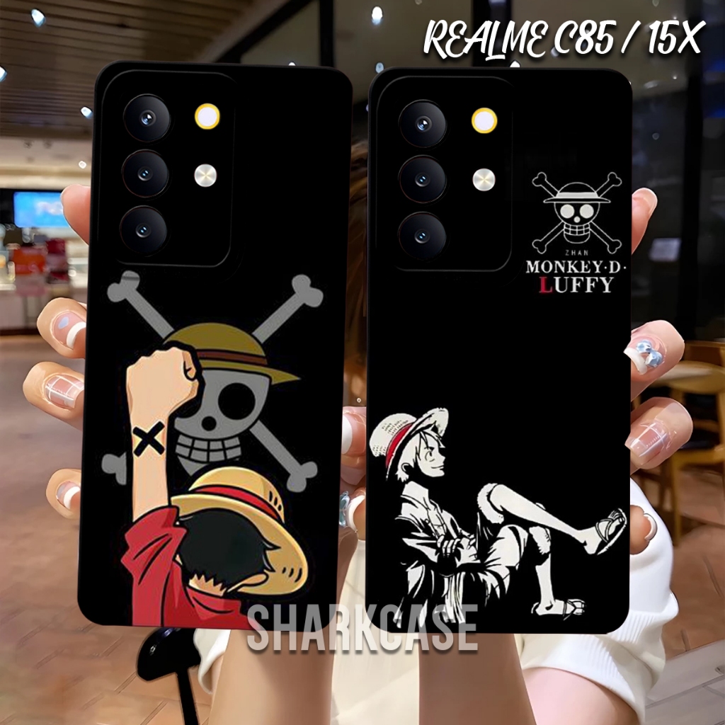 Softcase REALME C85 4G / 5G - REALME 15X Motif Anime One Piece Gear Luffy Terbaru Kekinian - Softcas
