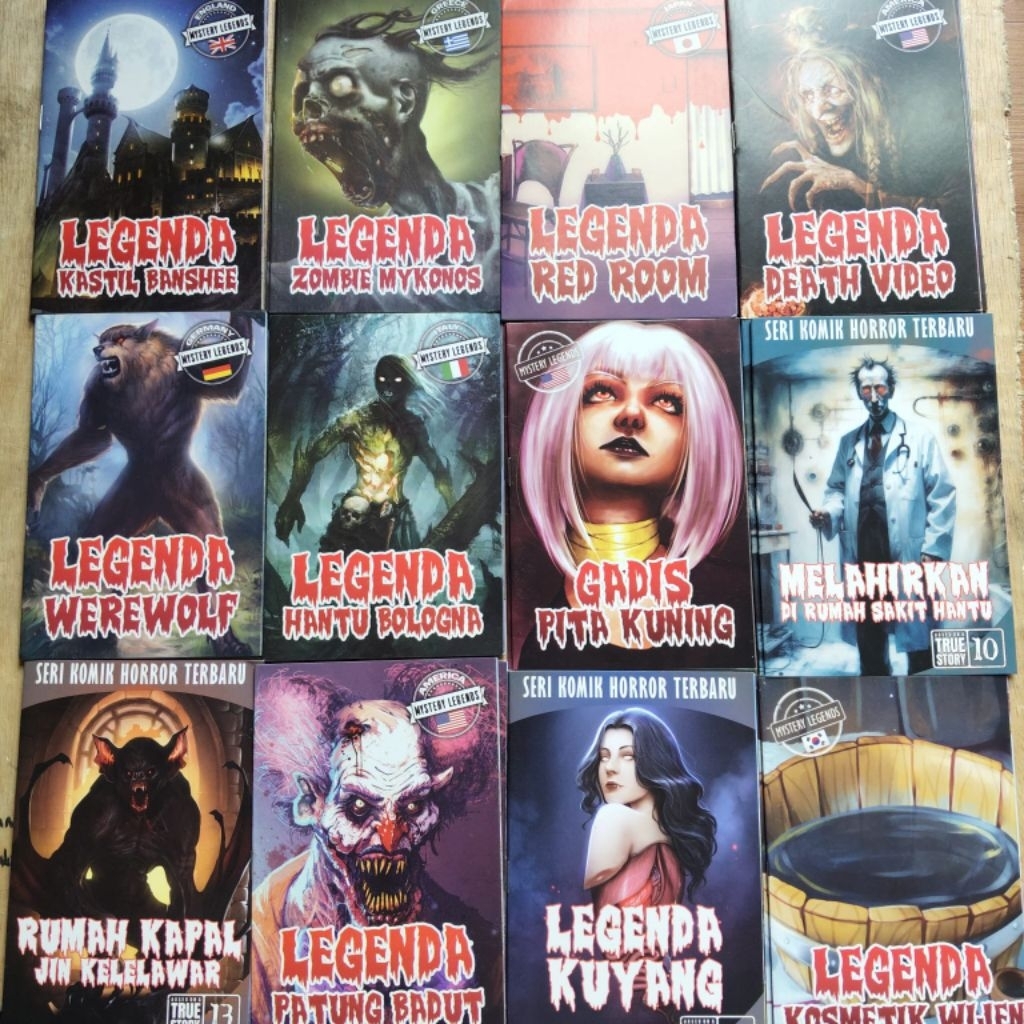 komik horor / buku cerita / majalah anak / misteri serem