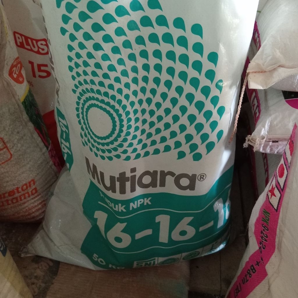 pupuk npk 16-16-16 mutiara kemasan 50kg