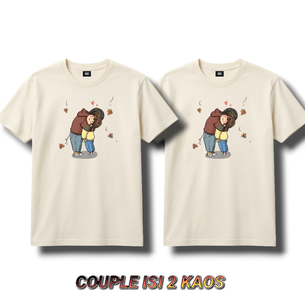 kaos couple 24s full cotton combed bucin pria wanita baju couple pasangan / Kaos model Terbaru terla