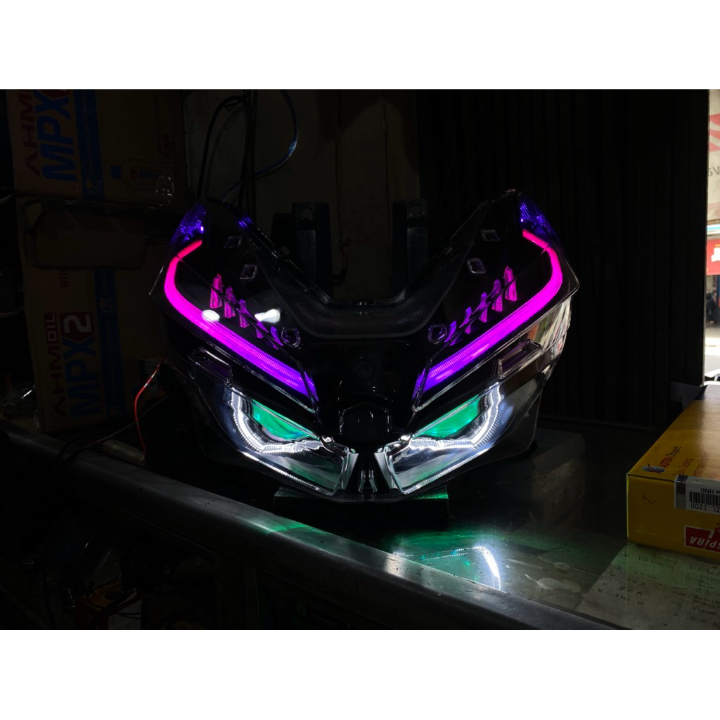 Biled original Vario 125/150 led new alis running demon RGB bluetooth 1 set