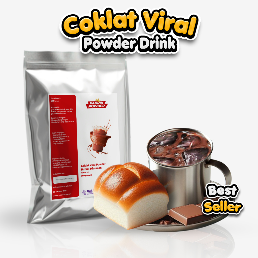 Bubuk Minuman Coklat Siap Seduh - Serbuk Coklat untuk Minuman Kekinian