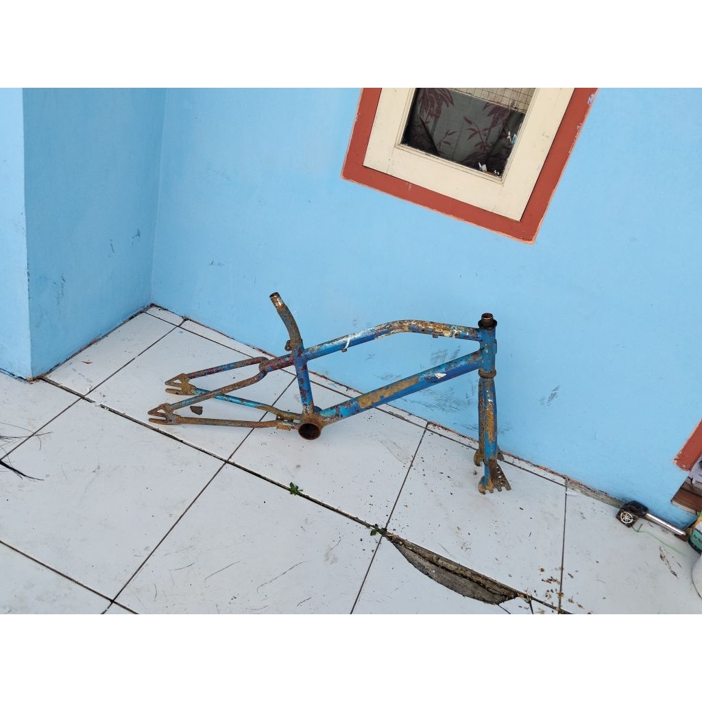 frame fork sepeda bmx WIMCYCLE METALIZER ban 20