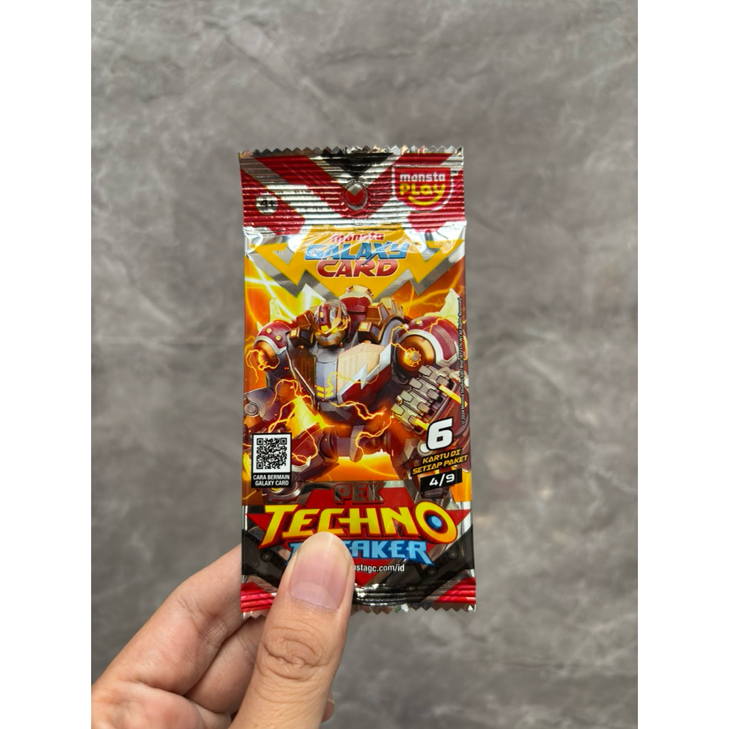 kartu tcg pek techno breaker monsta galaxy boboiboy SR mecha gentar